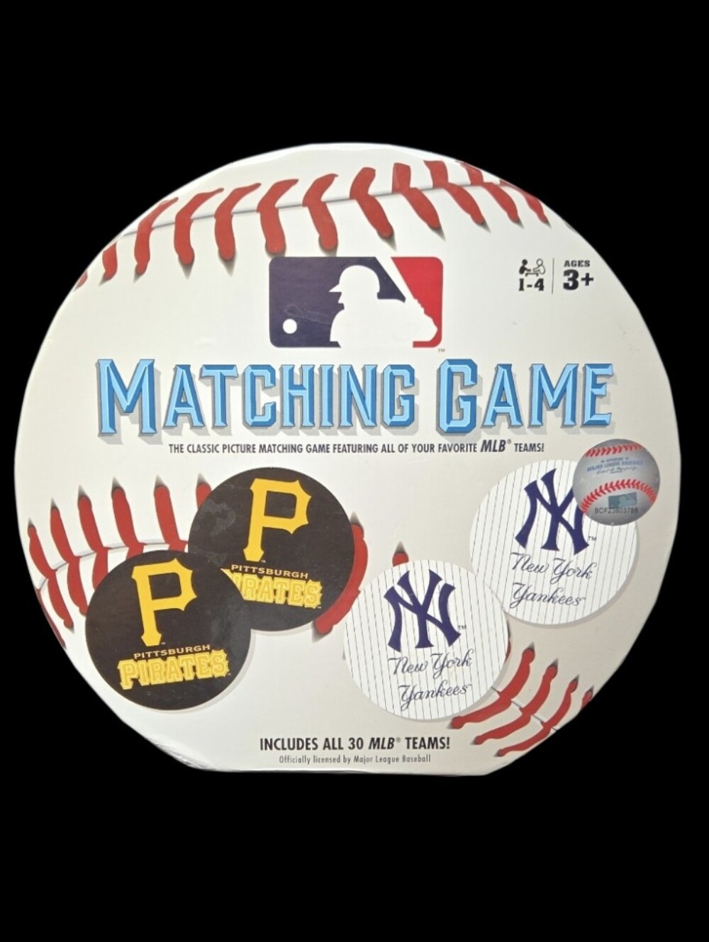 Ambassador Games MLB Matching Baseball  Themed Game- All 30 MLB Teams